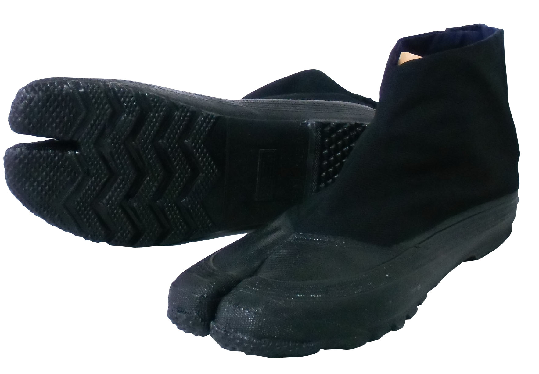 ハイセンスな安全靴ならWORK×2 (ワクワク) / 作業靴 足袋 自力3枚地下たび ブラック 日進ゴム 22.5cm～28cm C-3枚F