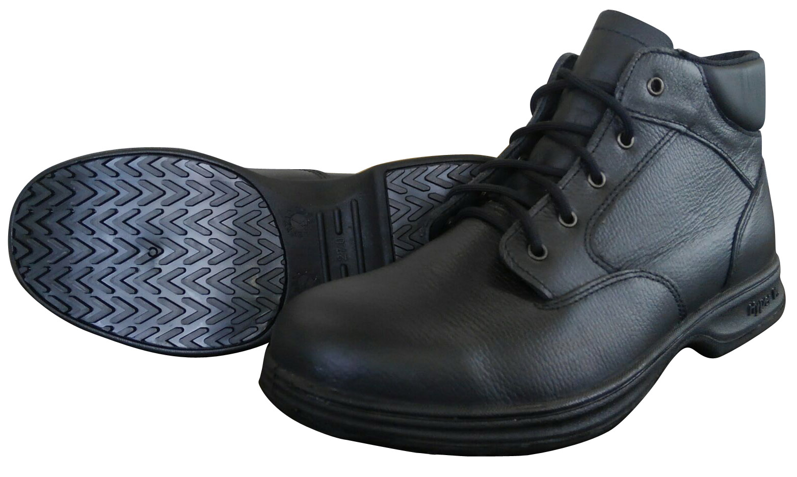 ドンケル 安全靴 半長靴 チャック付 JIS T8101革製S種合格(V式) 606T メンズ ブラック 28.0 cm - 1